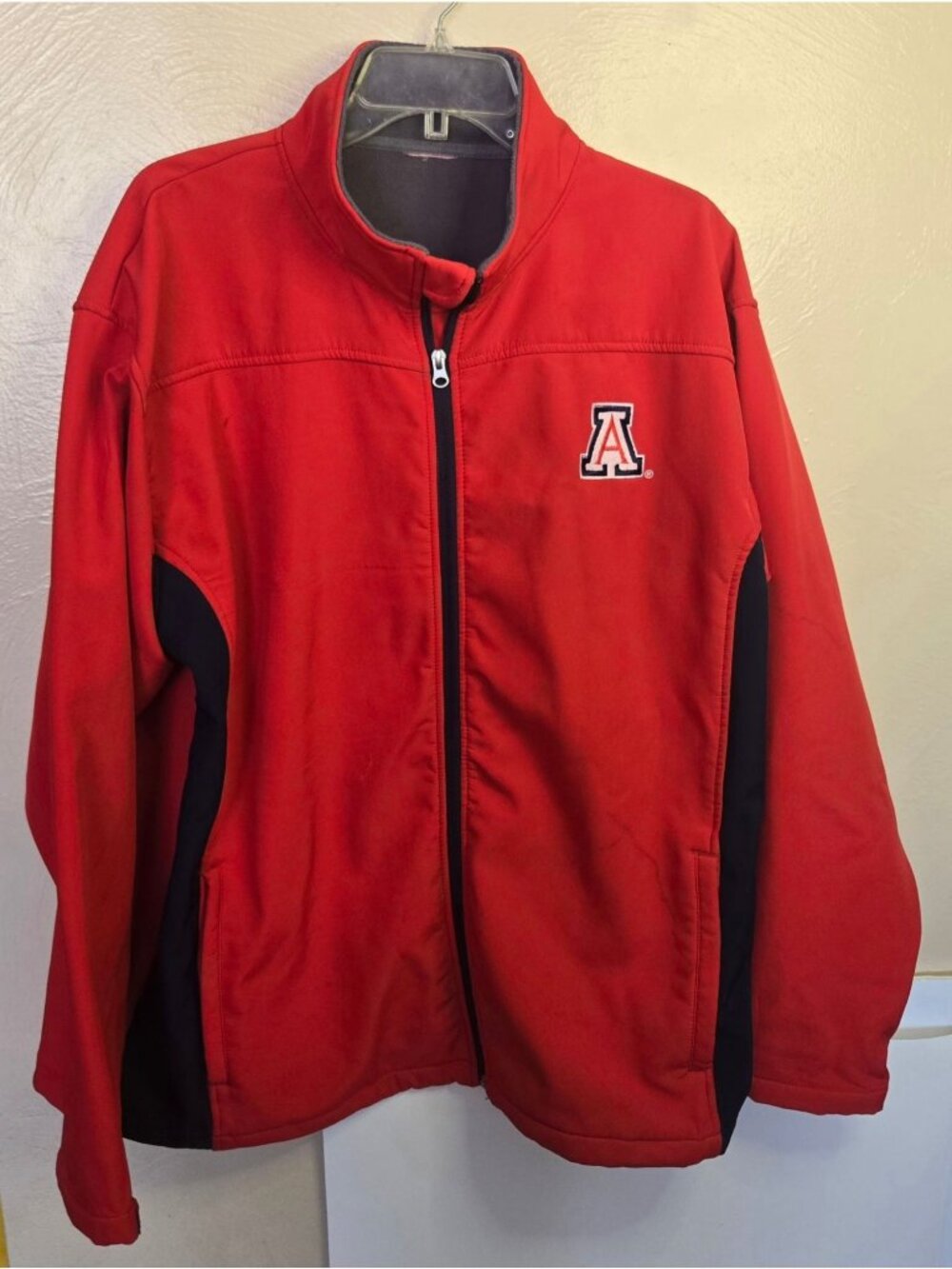 University Of Arizona Lined Nylon Full-Zip Double Sided Logoed Jacket